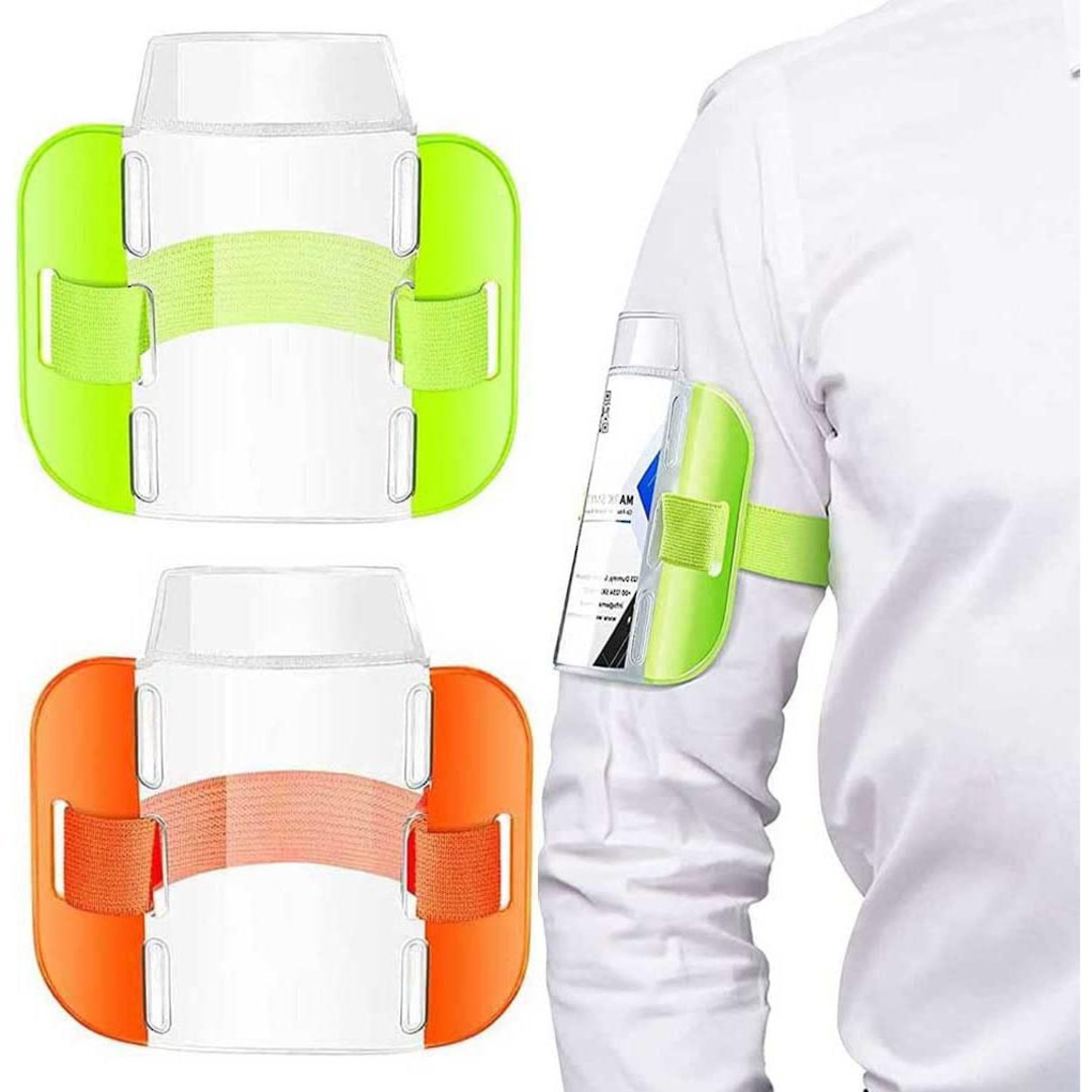 Red Reflective Armband, Vertical image 3